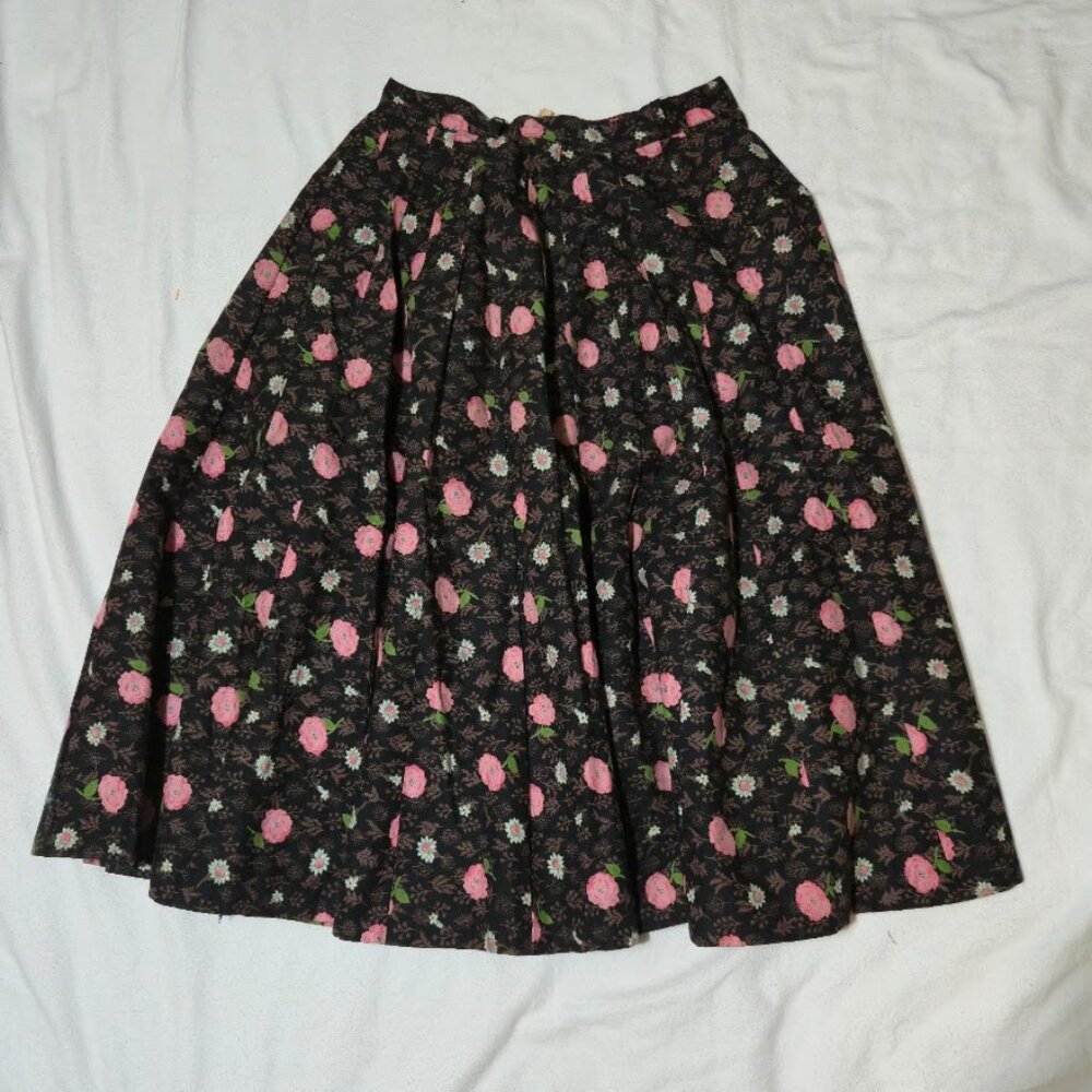 Vintage 1950s Rattet & Son Retay Full Circle Skirt - Rare Mid-Century
